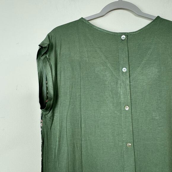 Papermoon Green Ellie Blouse NWT Size XS - Picture 6 of 7